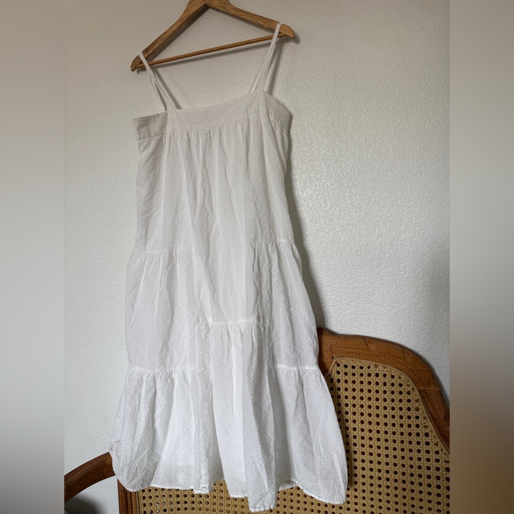 Jenni Kayne Summer Searsucker Midi Dress - M